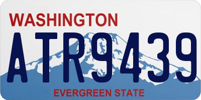 WA license plate ATR9439