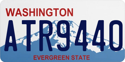 WA license plate ATR9440