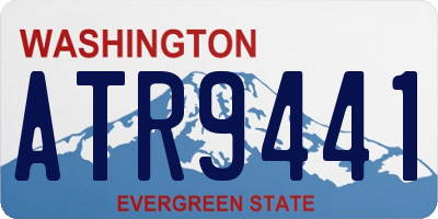 WA license plate ATR9441
