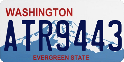 WA license plate ATR9443