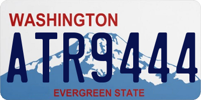 WA license plate ATR9444