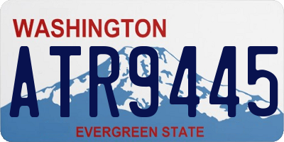 WA license plate ATR9445