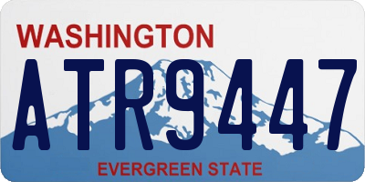 WA license plate ATR9447