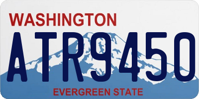 WA license plate ATR9450