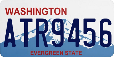 WA license plate ATR9456