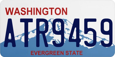 WA license plate ATR9459