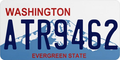 WA license plate ATR9462
