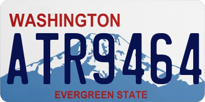 WA license plate ATR9464