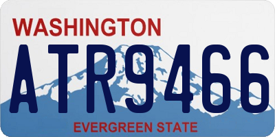 WA license plate ATR9466