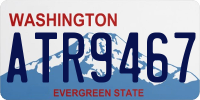 WA license plate ATR9467