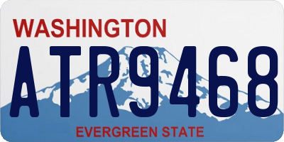 WA license plate ATR9468