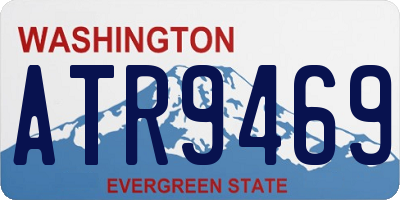 WA license plate ATR9469