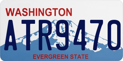 WA license plate ATR9470