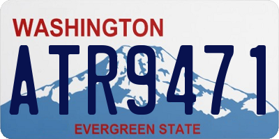 WA license plate ATR9471