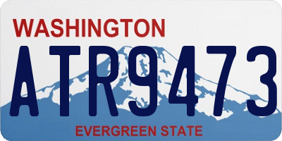 WA license plate ATR9473