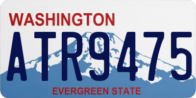 WA license plate ATR9475