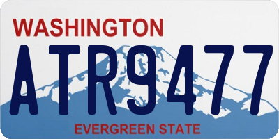 WA license plate ATR9477