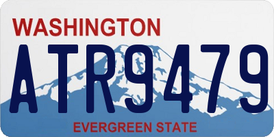 WA license plate ATR9479