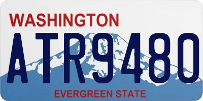 WA license plate ATR9480