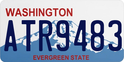 WA license plate ATR9483