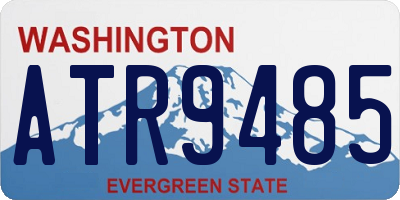WA license plate ATR9485