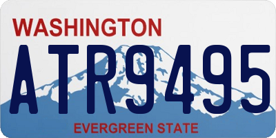 WA license plate ATR9495
