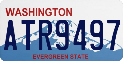 WA license plate ATR9497