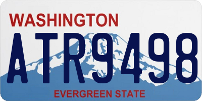 WA license plate ATR9498