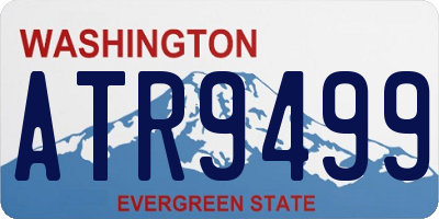 WA license plate ATR9499