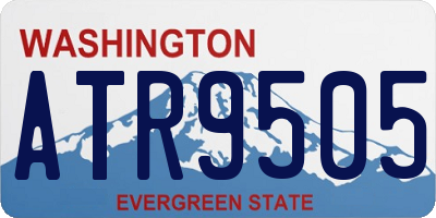 WA license plate ATR9505