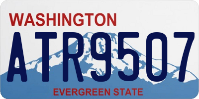 WA license plate ATR9507