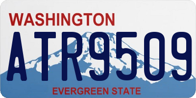 WA license plate ATR9509