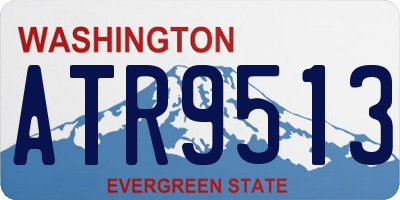 WA license plate ATR9513