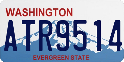 WA license plate ATR9514