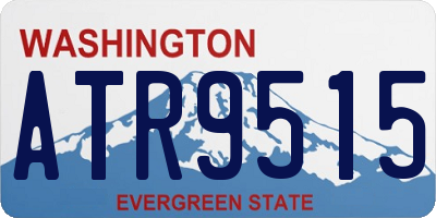 WA license plate ATR9515