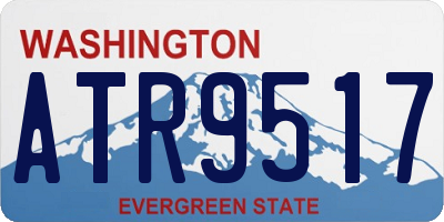 WA license plate ATR9517