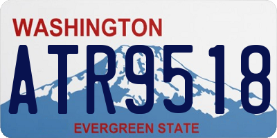 WA license plate ATR9518