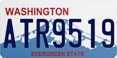 WA license plate ATR9519