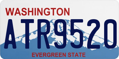 WA license plate ATR9520