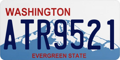 WA license plate ATR9521