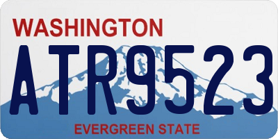 WA license plate ATR9523
