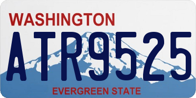 WA license plate ATR9525