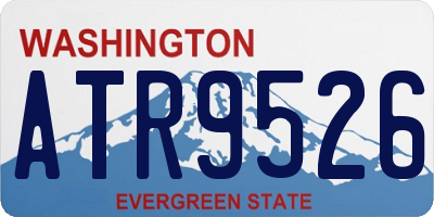 WA license plate ATR9526