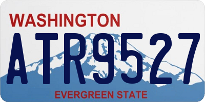 WA license plate ATR9527