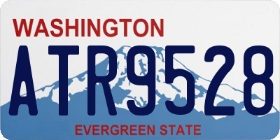 WA license plate ATR9528