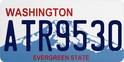 WA license plate ATR9530