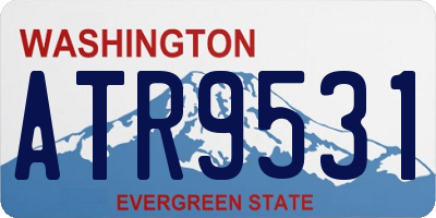 WA license plate ATR9531