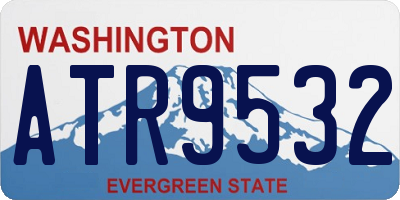 WA license plate ATR9532