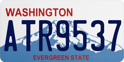 WA license plate ATR9537