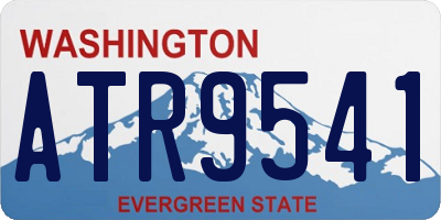 WA license plate ATR9541